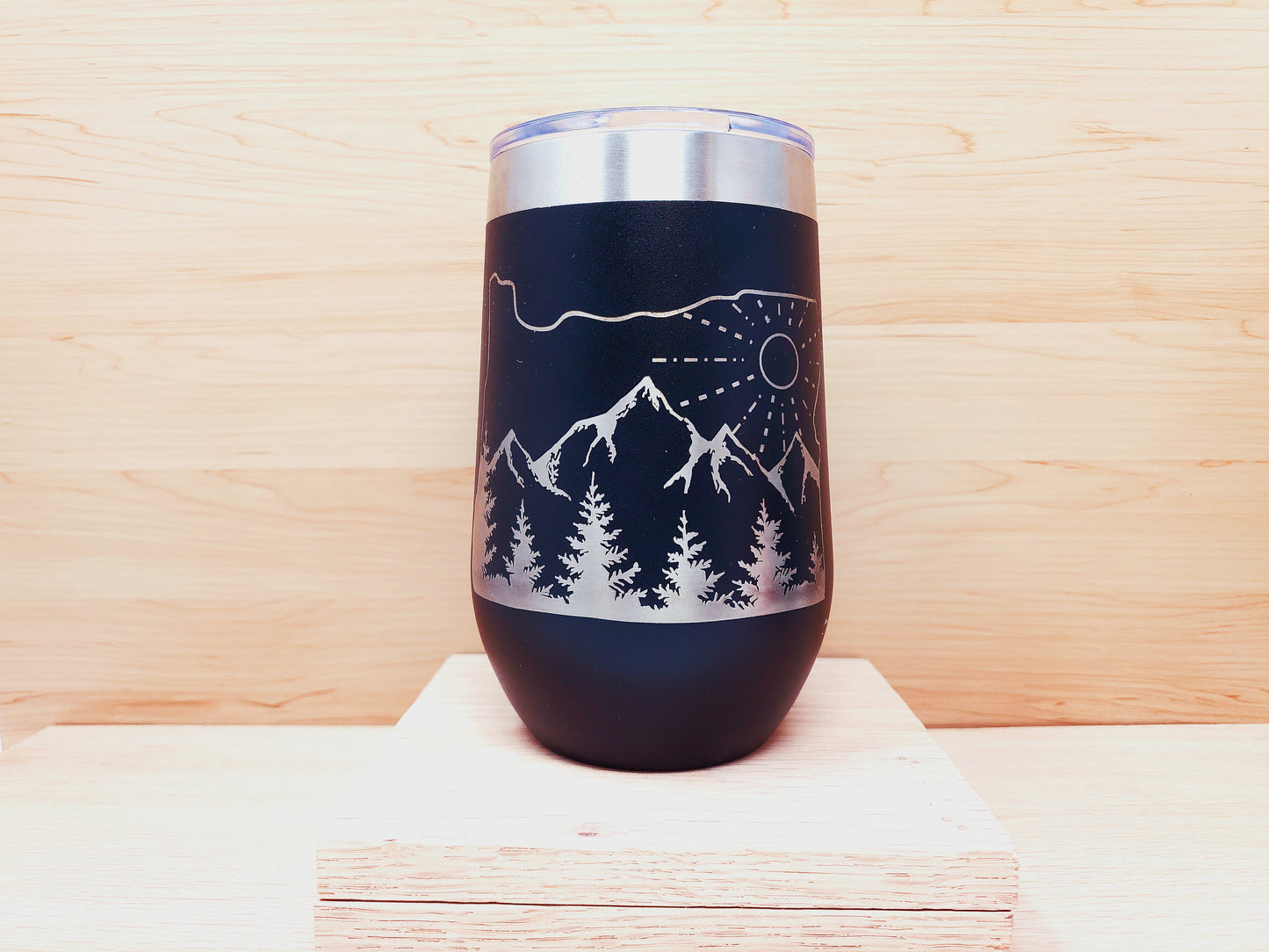 Mountains Wine Tumbler (12oz, 16oz)
