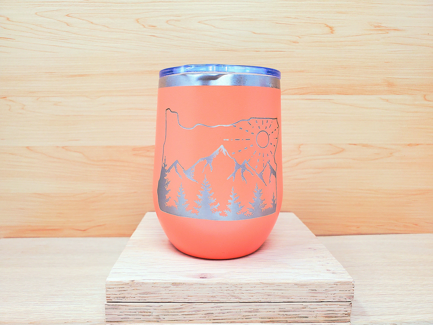 Mountains Wine Tumbler (12oz, 16oz)