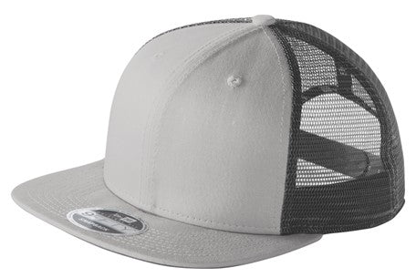 Grey and Black Mesh New Era 9Fifty Flat Bill Hat